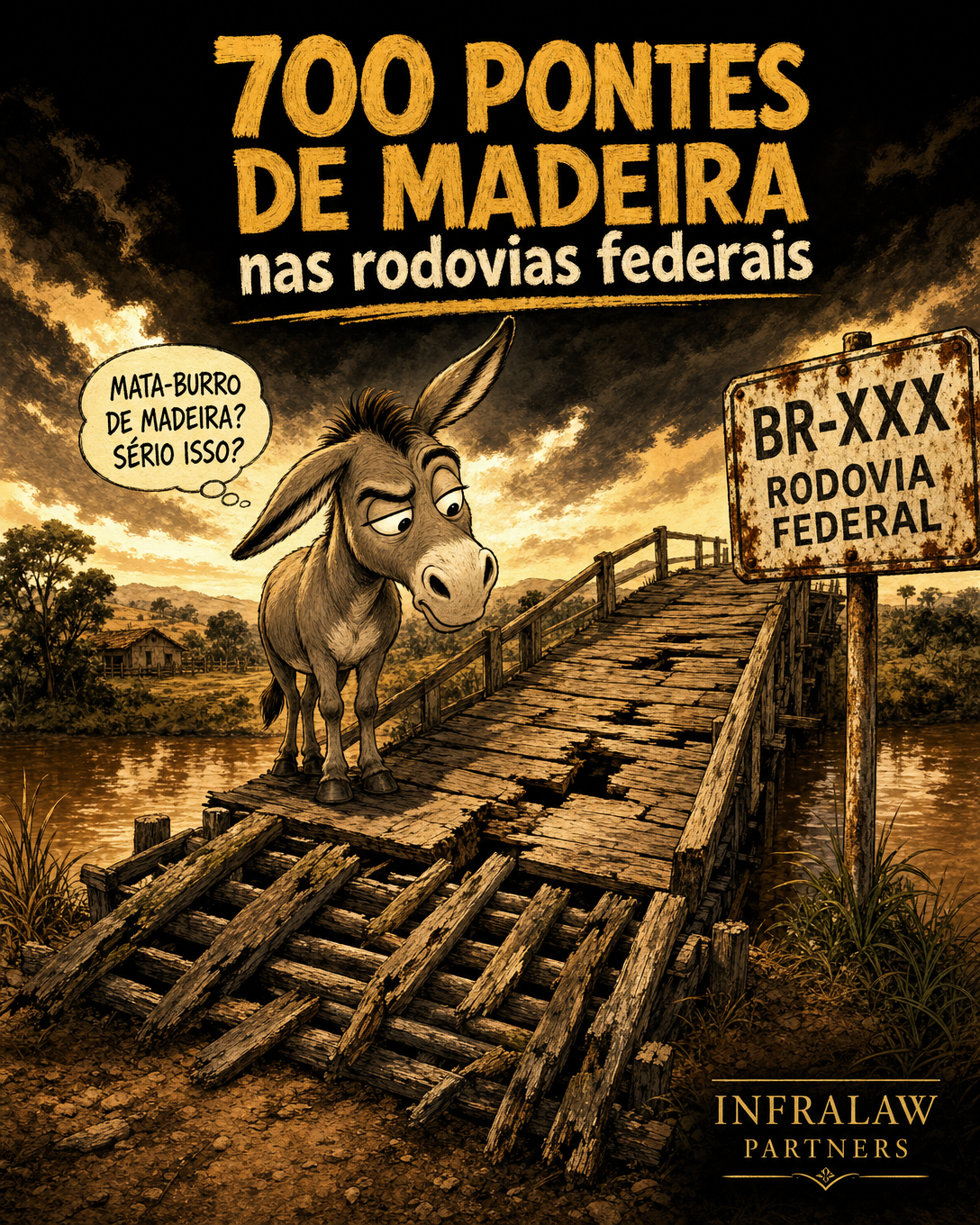 700 Pontes de Madeira nas Rodovias Federais: Quem é o Responsável Quando a Estrutura Cede?